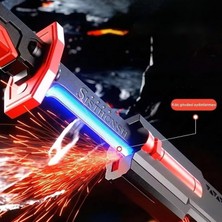 Gokidy Şarj Edilebilir Rgb LED Işıklı Spray Buhar Efektli Kıvılcımlı Oyuncak Işın Kılıcı