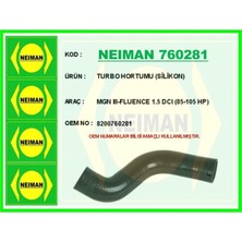 Bescher Turbo Hortumu Metal Boru Hariç Renault Megane Iıı 09> Fluence 09> 1.5 Dcı 85-105 Hp