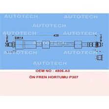 AUTOTECH Ön Fren Hortumu Kıa Capıtal 5 Adet