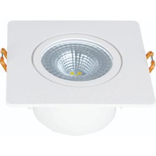 Kendal Kare Ledli Spot 5W Beyaz KDL106