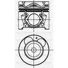 YENMAK Pıston Segman Std Era Dızel 06-> / Cerato 1.5 Dızel D4FA 4 Adet