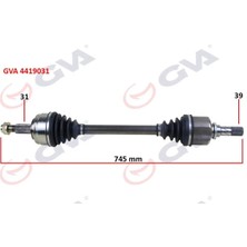 GVA Komple Aks Sol Master Iıı 10>movano B 10> 2.3dci 6 Vites 745MM