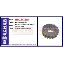 Bescher Krank Dişlisi R9-19-Clıo-Megane-Kango 1.4 8V-1.6 8V
