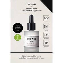 Codage Serum No 04 Anti Spots & Lightener - Leke Karşıtı Aydınlatıcı Yüz Serumu 30 ml