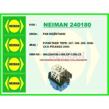 Bescher Fan Rezistansı P.partner Tepe- 307- 308- 206- 3008- C4 Iı- Picasso 2005-