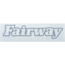 SÜS Yazı Açık Gri Yapışma Faırway R9 10 Adet