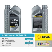 GVA Motor Yağı 20W50 1 Lt Platınum Mineral Apı Sl/cf 12 Adet