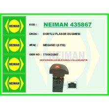 Bescher Dortlu Flasor Dugmesı Megane I 8 Fıs