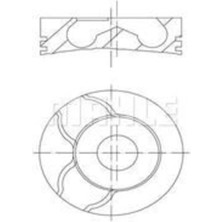 YENMAK Motor Piston Segman 0.40 82.00 Doblo 1.9 Jtd Astra H-Vectra C-Zafıra B 1.9 Cdti 4 Adet
