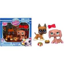Littlest Pet Shop Minişler 2’li Figür Seti S4 - 267&AMP;268 Danua Köpek ve Dakhund Köpek