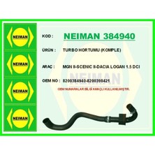 Bescher Turbo Hortumu Renault Turbo Hortumu Komple Megane Iı 02> Scenıc Iı 02> Dacıa Logan 06> 1.5dci