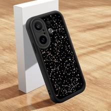 HONTINGA Vivo X200 Fe ile Uyumlu Kılıfı Düşüme Önleyici Basitlik Anti Düşme Kamera Korumali Şirin Kedi Manzara Siyah Desen Yumuşak Silikon Telefon Kılıfı Kadın ve Erkek Için Uygundur K2-0416
