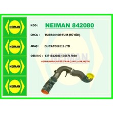 Bescher Turbo Hortum Büyük Boxer Iıı-Jumper Iıı-Ducato Iıı 06> 2.2 Jtd