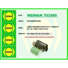 Bescher Fan Rezistansı Lınea-Grande Punto 05 > Corsa D 07-14 1.3mtj-Cdtı 3 Lü