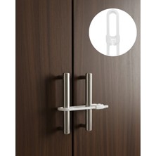 Asa Store 4 Adet Dolap Kapak Kilidi Ev Içi Güvenlik Için Pratik Koruma Seti