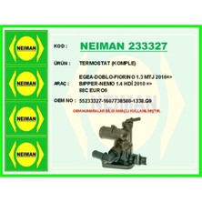 Bescher Termostat 88 C Fıat Egea 16> Doblo 15>23 Fıorıno 09> 1.3d Mjet Euro 6 Psa Bıpper-Nemo 1.4 Hdi 2010 >