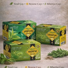 Çare Burada Sindirim Rahatlatıcı Çay Seti (Rezene 20'li & Biberiye 20'li & Yeşil Çay 20'li)