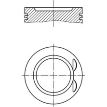 Mahle Motor Piston Segman 0.50 Vectra B-Astra F-G-Omega B 96-00 X20XEV-C20XEV 86.50 011PI0007310186