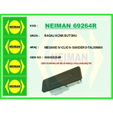 Bescher Bagaj Açma Butonu Renault Megane Iv 16> Talısman 16>