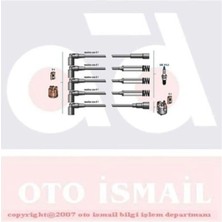 Doduco Buji Kablo Takımı Metal Tüplü Opel Vectra A-Omega A-Frontera A-Calıbra A 1.8-2.0 Ie 8V 88>95