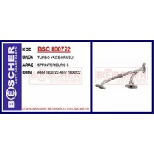 Bescher Turbo Yag Borusu Sprınter Euro 5