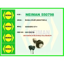 Bescher Bagaj Kilidi Anahtarlı Sandero 07 >