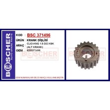 Bescher Krank Dişlisi Clıo-Kng 1.5 Dcı K9K Alt Krank