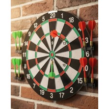 Asa Store 12 Inç Dart Tahtası 4 Adet Metal Uçlu Dart Oku Kolay Montajlı