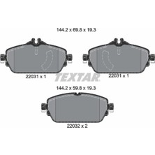 Textar Fren Balatası On Mercedes W205 S205 C205 A205 W213 S213 A238