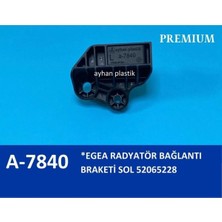 Ayhan Radyatör Bağlantı Braketi Sol Egea 21.5 x 19 cm Poşet 2 Adet