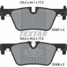 Textar Fren Balatası Arka Bmw F20 F21 F22 F23 F30 F31 F34 F32 F33 F36