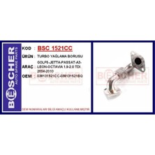 Bescher Egr Borusu Golf5-Jetta-Passat-A3-Leon-Octavıa 1.9-2.0 Tdı 2004-2010