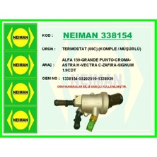 Bescher Termostat 88C Komple / Müşürlü Alfa 159-GRANDE Punto-Croma-Astra H-Vectra C-Zafıra-Sıgnum 1.9cdt