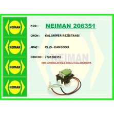Bescher Kalorifer Rezistansı Clıo - Kangoo Iı