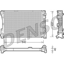 Denso Motor Su Radyatoru Mercedes Glk-Class X204 0815 W204 C63 Amg 0814