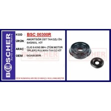 Bescher Amortisör Üst Takozu Ön Sağ/sol Kit Clıo Iı-Kng 98 > Tüm Motor Tipleri Rulman-Takoz Kit