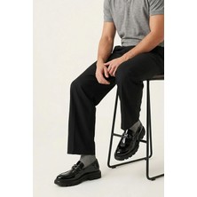 Ziya, Erkek Hakiki Deri Ayakkabı 1611063Z1230 Siyah