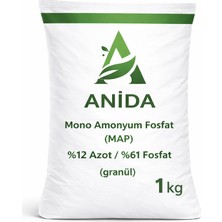 Anida Mono Amonyum Fosfat (Map) %12 Azot / %61 Fosfat 1kg. Granül