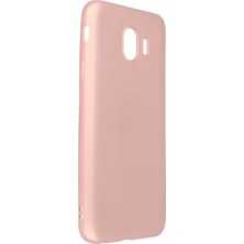 Pileli Store Pilelistore   Samsung Galaxy J4 Kılıf First Silikon - Rose Gold