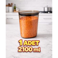 Tuffex Polo Kitchen Erzak Saklama Kabı 2100 ml – Sızdırmaz Kapaklı, Gıda Uyumlu, Çok Amaçlı Saklama Kabı