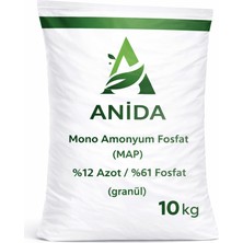 Anida Mono Amonyum Fosfat (Map) %12 Azot / %61 Fosfat 10KG. Granül