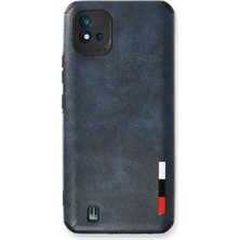 Sylar Realme C11 2021 Kılıf Loop Deri Silikon - Lacivert
