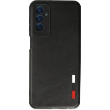 Sylar Samsung Galaxy M13 Kılıf Loop Deri Silikon - Siyah