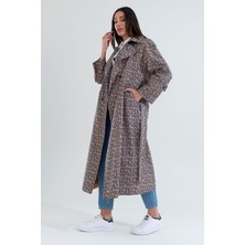 SahraAfra Creed Kadın Oversize Astarlı Trençkot