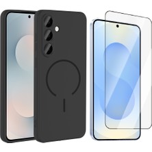 Vendas Galaxy S26 Kılıf M-Safe Şarj Özellikli Zore Meta Kapak + Ekran Koruyucu
