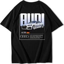 Brz Collection Unisex Oversize Rs5 Audı Rs5 T-Shirt Siyah