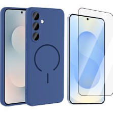 Vendas Galaxy S26 Kılıf M-Safe Şarj Özellikli Zore Meta Kapak + Ekran Koruyucu