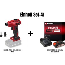 Einhell Set-41 (Einhell Ce-Ap 18 Li - Solo, Akülü Hava Üfleme+Einhell 18V 2,5 Ah Pxc Starter Kit, Akü & Şarj Cihazı)