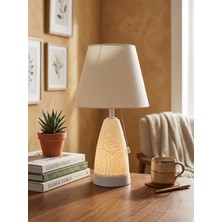 Payidar Model “bone Porselen Abajur | El Yapımı Gece Lambası”