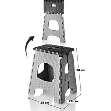 Esranın Dünyası 28 cm Dayanıklı Katlanabilir Tabure  Kamp Piknik Metrobüs Otobüs Balıkçı Tabure (997) RSEAS34